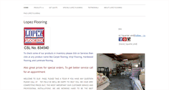 Desktop Screenshot of lopezflooring.net